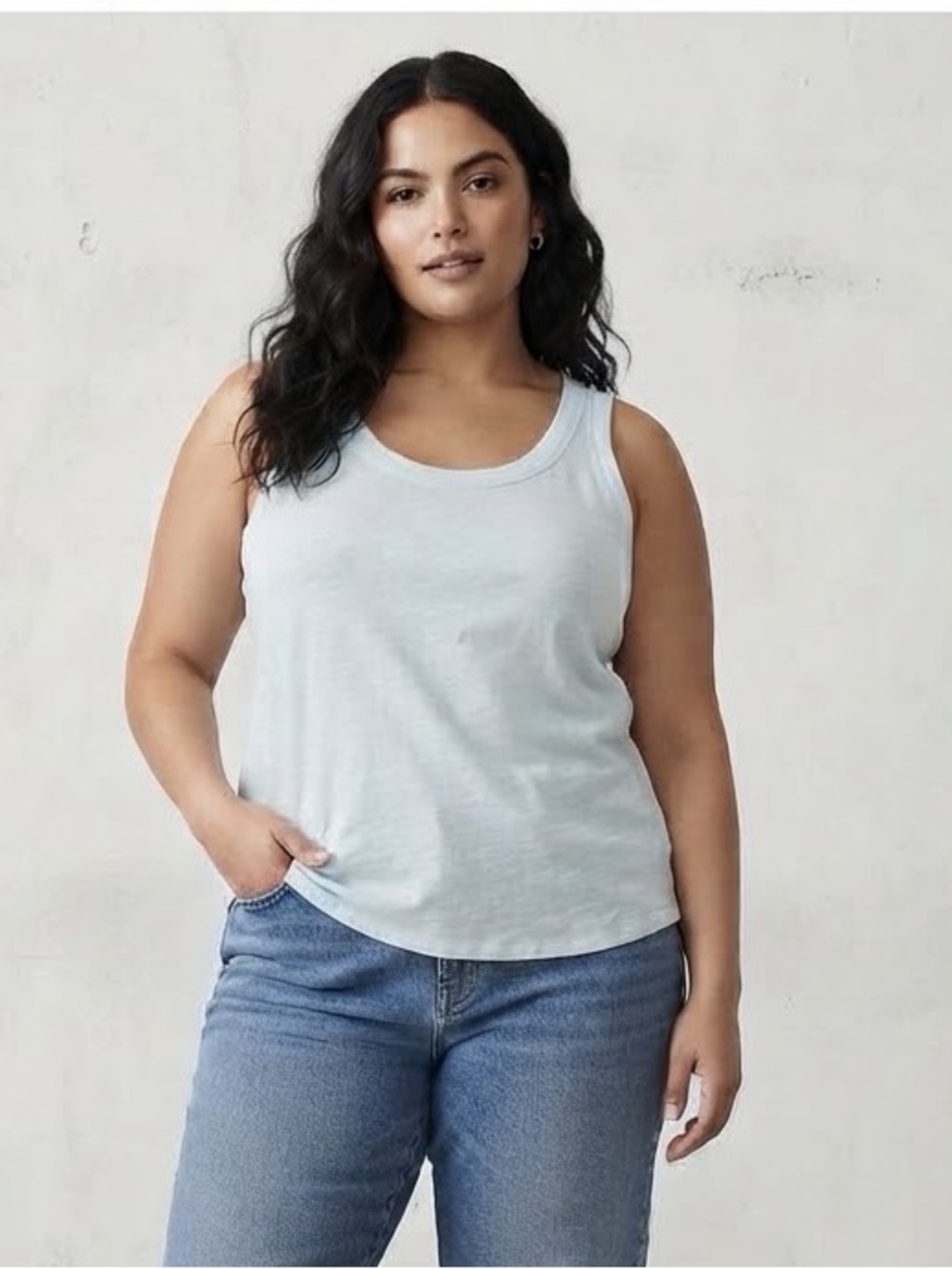 a.n.a Womens U Neck Sleeveless Tank Top☀️